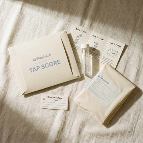 SimpleLab Tap Score baseline water test kit